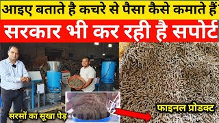 अब सूखे सरसों के पेड़ से कमाए लाखों रु महीना| Biomass Pallets Business Plan|Biomass Power Plants|