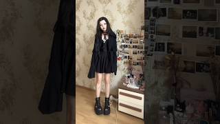 мне нельзя оставаться дома #y2k #drain #goth #outfit #grwm #gothic