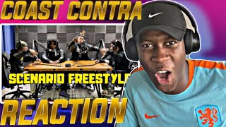 MY FIRST TIME REACTING TO COAST CONTRA - SCENARIO FREESTYLE