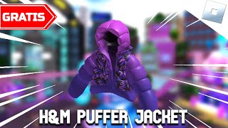 Como Conseguir La Chaqueta H&M Puffer En Loooptopia | ROBLOX Eventos