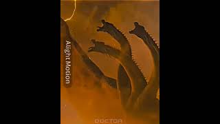 Evolved godzilla vs king ghidorah | open collab with @Cavallopazzo6 #shorts #fyp #godzilla #edit