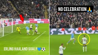 why Erling Haaland didn't celebrate his goal Vs Hotspur??⚽🙏🥺