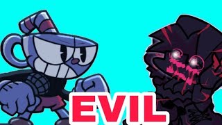 Friday Night Funkin' Corruption Mod Cuphead Vs Evil Boyfriend