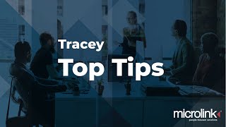 Tracey Top Tips