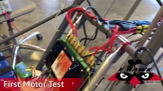 E-Hawk Motor Test 1