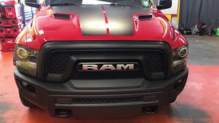 Red Ram 1500 Rebel XPEL Fusion Ceramic Coating at Tony’s Auto Salon