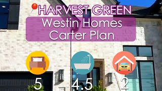 Harvest Green | Richmond Tx | Westin Homes Carter Plan | Houston Suburbs | Hook