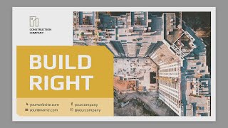 Construction Company PowerPoint Presentation Template