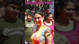 Celebrity Holi #shorts