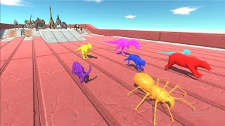 Race to eat Random Neon Animals - Animal Revolt Battle Simulator