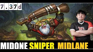 🤯 MIDONE [SNIPER] MID 7.37D- DOTA 2 HIGHEST MMR MATCH #dota2   #dota2gameplay  #midone