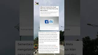 INFO TERBARU DARI META | #facebook #tutorial #information #trendingshorts #meta