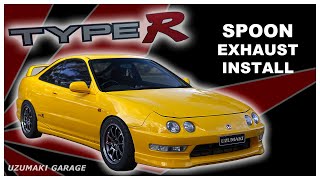 DC2 Type R SPOON Exhaust Install Honda Integra DC2 Type R