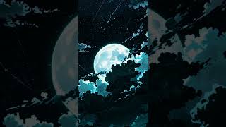 Night Sky ~ full moon ~ dark blue #shorts #viralshorts #shortvideo