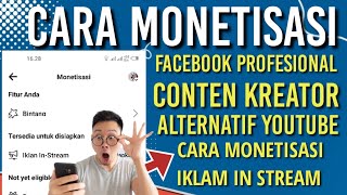 CARA MONETISASI IKLAN IN STREAM FACEBOOK PROFESSIONAL