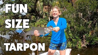 FUN SIZE TARPON FISHING ON ISLAND TIME A KEY WEST 189FS