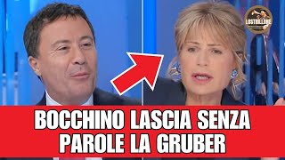 Bocchino zittisce Gruber e Travaglio lasciandoli senza parole