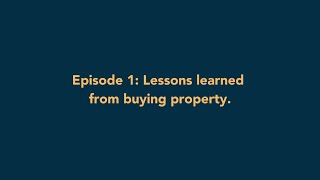 Userfriendly Lessons in Buying Property