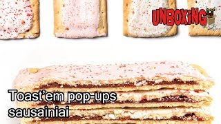 Kepame sausainius tosteryje! Dar viena cukraus dozė iš JAV. Toast'em pop-ups.