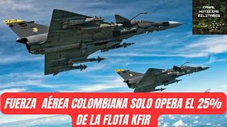 Fuerza Aérea Colombiana Solo Opera El 25% De La Flota Kfir