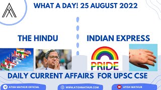 What a Day | 25 August 2022 | Daily Current Affairs for UPSC CSE