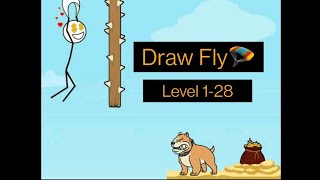 Draw Fly Level 1 to Level 28 Puzzle Solution & Gameplay | Puzzle Games