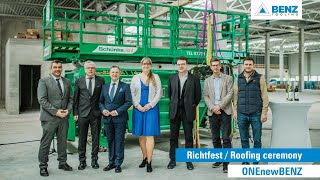 ONEnewBENZ - Richtfest für Neubau in Gengenbach / Roofing ceremony in Gengenbach