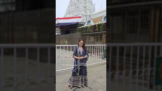 Actress Pragya Jaiswal Visited Tirumala #actress #pragyajaiswal #tirumala #tirupati #ttd