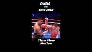 Ultra Slow Mo: Canelo Alvarez vs Amir Khan Knockout I #BoxingTutorial #shorts