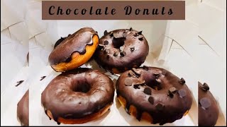 Chocolate Donuts Recipe | homemade| by ( bake with bia) #donuts #chocolateglaze #homemadefood