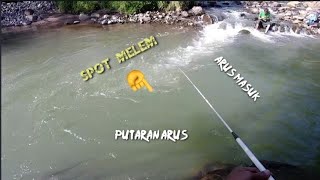 TIPS MEMILIH TITIK SPOT MANCING IKAN NILEM DI SUNGAI DENGAN TEHNIK NUTUL