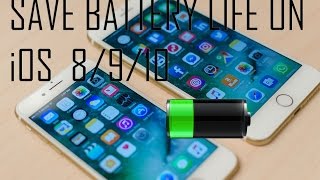 6 Useful Tips to Extend Battery Life on iOS 10 & 11