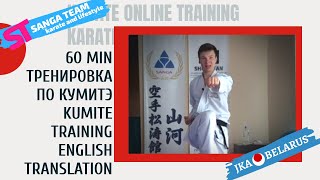 Онлайн тренировка (кумитэ) Online Karate Training (Kumite) 15.06.2020