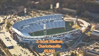 Top 10 Stadiums Virginia WHICH IS THE BIGGEST????