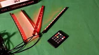 rgb strip led usb kit led per auto e non solo luci ambientali unboxing e review