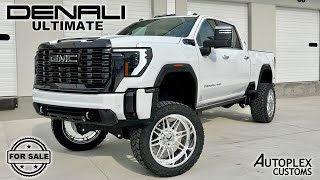 2024 GMC 2500 DENALI ULTIMATE WITH A 7" LIFT, 24" KG1 FORGED WHEELS WRAPPED IN TOYO 37'S!!! FOR SALE