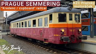 TRIP REPORT | Prague Semmering | historical railcar | KŽC Pražský motoráček