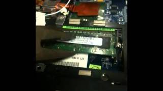 How to remove RAM from a laptop.