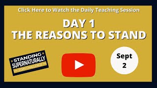 Day 1 - "The Reasons to Stand for Marriage Restoration " - Standing Supernaturally 5-Day Challenge