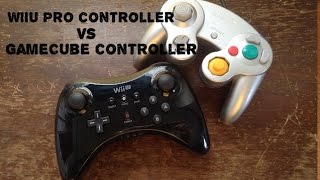 WiiU pro controller vs GameCube controller