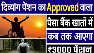 दिव्यांग पेंशन का Approved वाला पैसा कब आएगा | up divyang pension kab aayegi 2024 | divyang pension