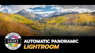 Automatic Lightroom Panoramic - Fall Color Photography