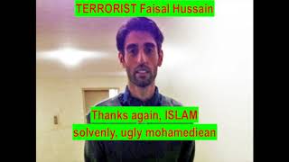 Faisal Hussain: disgusting MUSLIM TERRORIST KILLS 2 girls.  Thanks again, ISLAM