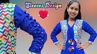 Beautiful Flower Sleeves Design Cutting and Stitching / Designer Sleeves / Simple Sleeves design