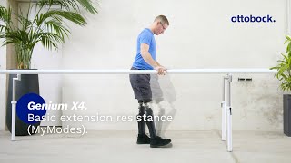 Genium X4. Basic extension resistance (MyModes). | Ottobock Professionals