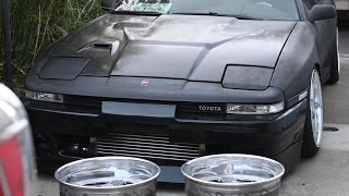 Mk3 Toyota Supra gets carbon fiber hood!!