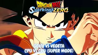 SPARKING ZERO: Goku vs Vegeta (CPU vs CPU) Hardest Mode ⚡