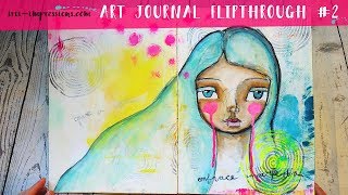 ART JOURNAL FLIPTHROUGH - roberson a4 journal 2015-2017