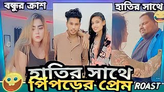 হাতির সাথে পিঁপড়ার প্রেম   😡 tik tok Grail roasted By ahmed shojib ছোট যেনে ও টানাটানি 😴