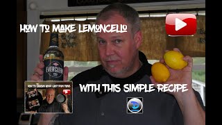 How to make Lemoncello with this simple recipe/should I use regular or organic lemons